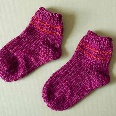 Toe Up Baby Socks - Sheila Toy Stromberg Handknits
