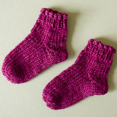 Toe Up Baby Socks | Sheila Toy Stromberg Handknits